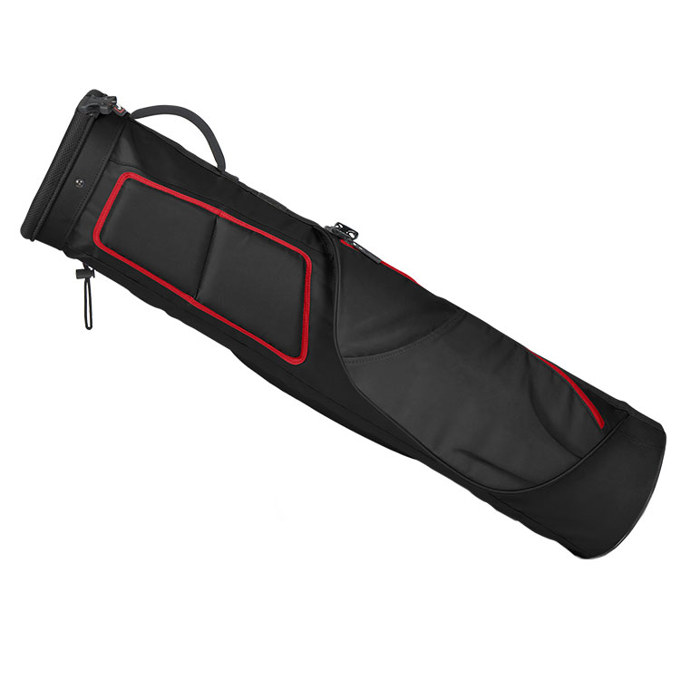 Titleist Carry Pencil Bag Black/Black/Red Clubhouse Golf