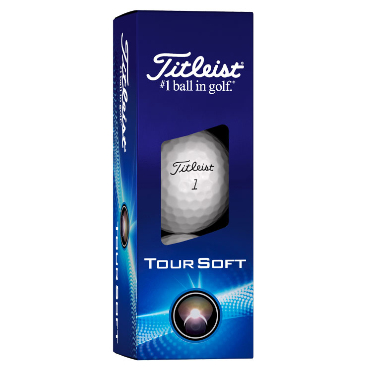 Titleist 2025 Tour Soft Golf Balls White Clubhouse Golf