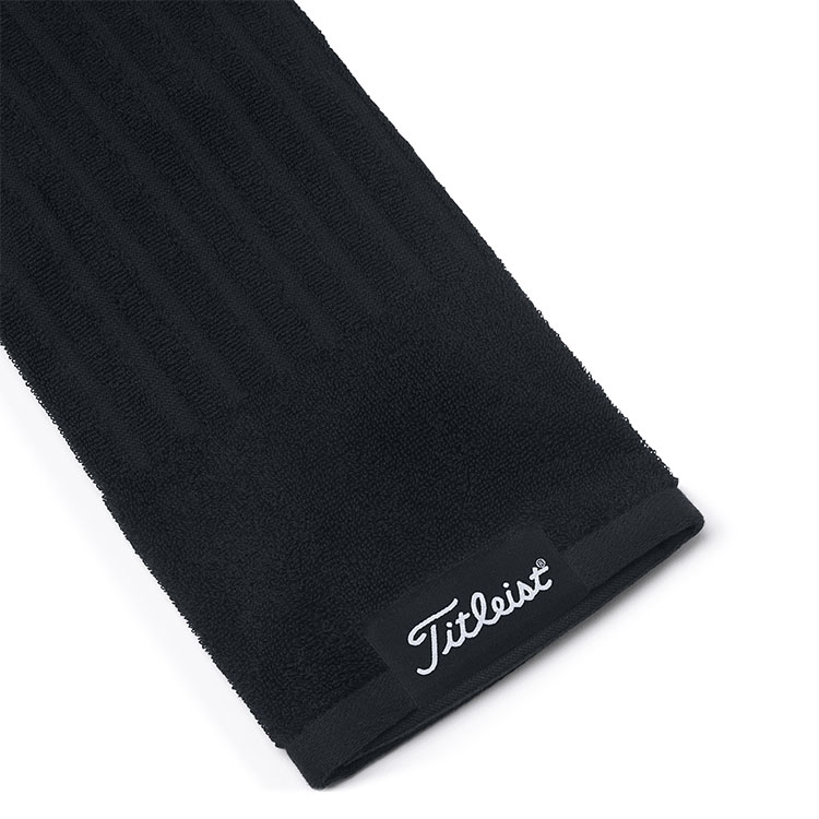Titleist Players TriFold Towel Black Clubhouse Golf