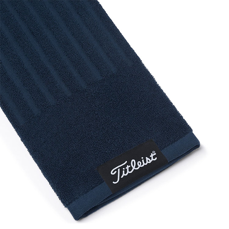 Titleist Players TriFold Towel Navy Clubhouse Golf