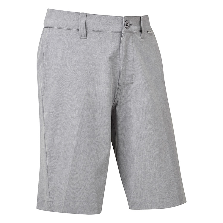 Light grey golf shorts top