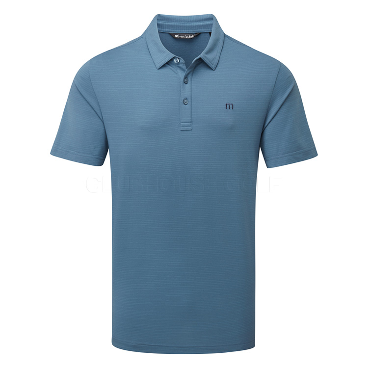 TravisMathew The Heater Golf Polo Shirt Stellar Blue 1MW395-4SBU