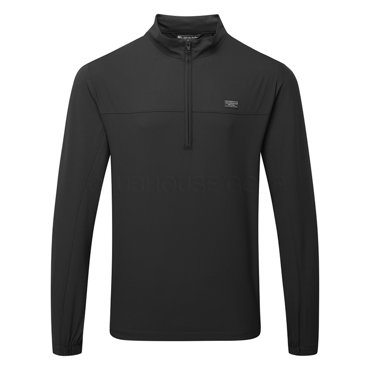 TravisMathew Wanderlust 1/4 Zip Golf Sweater Black 1MAA041-0BLK