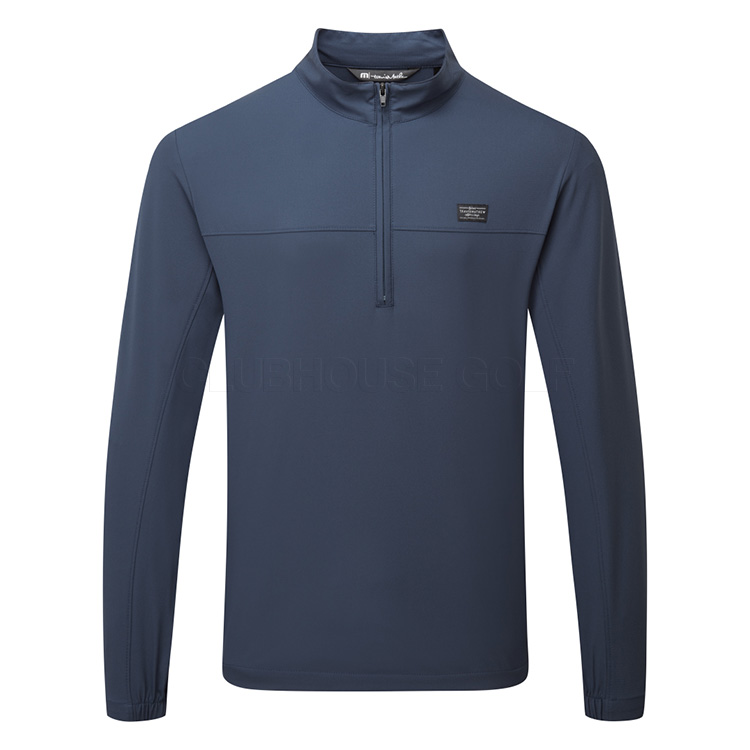 TravisMathew Wanderlust 1/4 Zip Golf Sweater Mood Indigo 1MAA041-4MIN