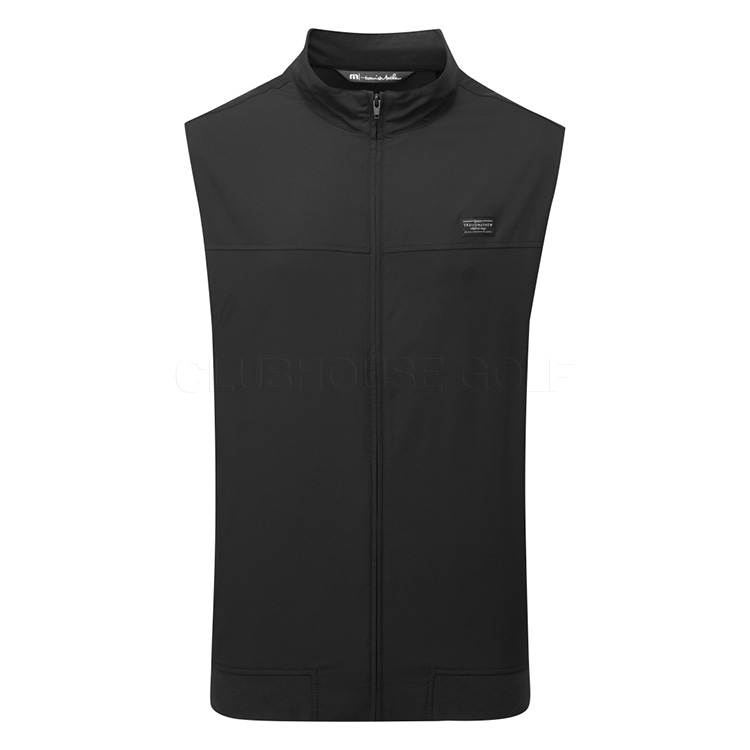 TravisMathew Wanderlust Full Zip Golf Vest Black 1MAA185-0BLK