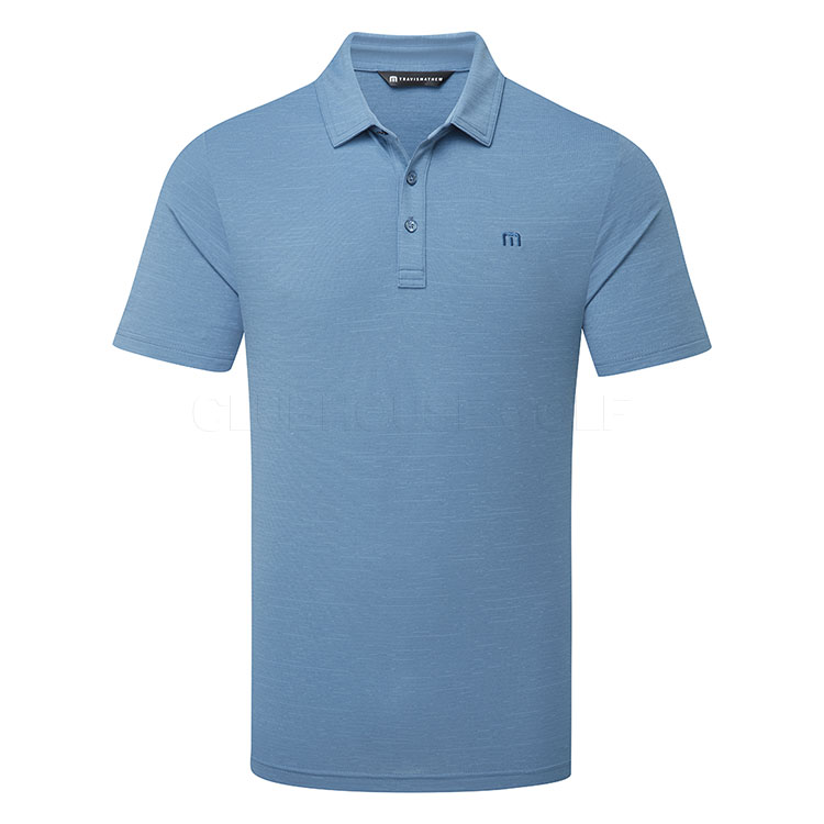 TravisMathew The Heater Golf Polo Shirt Copen Blue 1MW395-4COP