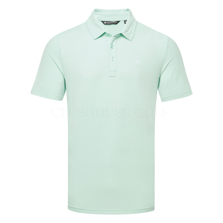 TravisMathew The Heater Golf Polo Shirt Eggshell Blue 1MW395-C0443