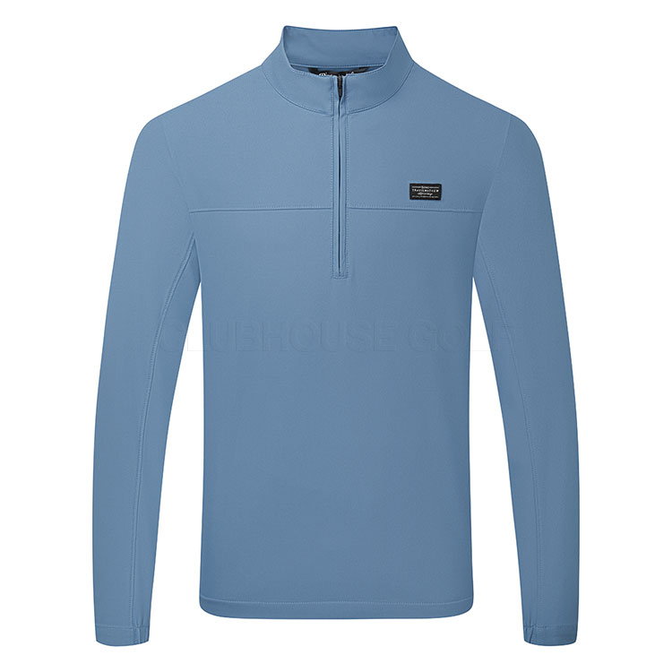TravisMathew Wanderlust 1/4 Zip Golf Sweater Copen Blue 1MAA041-4COP