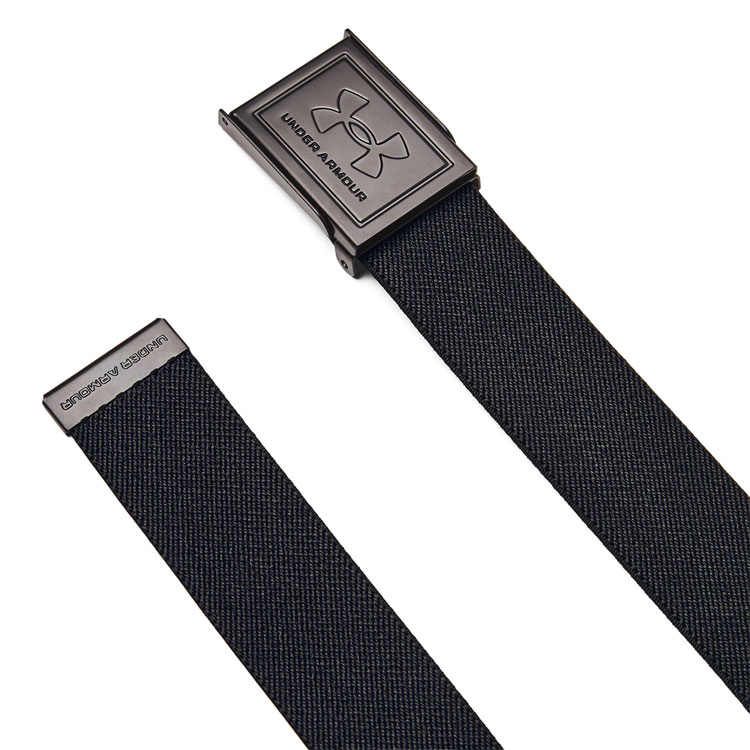 Under Armour Stretch Webbing Golf Belt Black/Castlerock 1383935-001