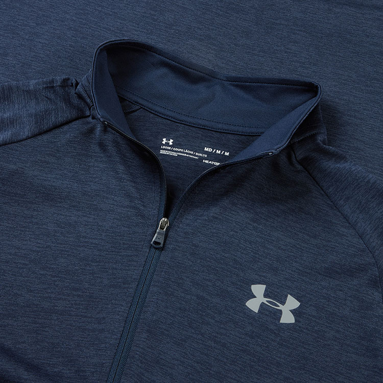 Under Armour Tech 2 0 1 2 Zip Golf Sweater Academy Steel Clubhouse Golf
