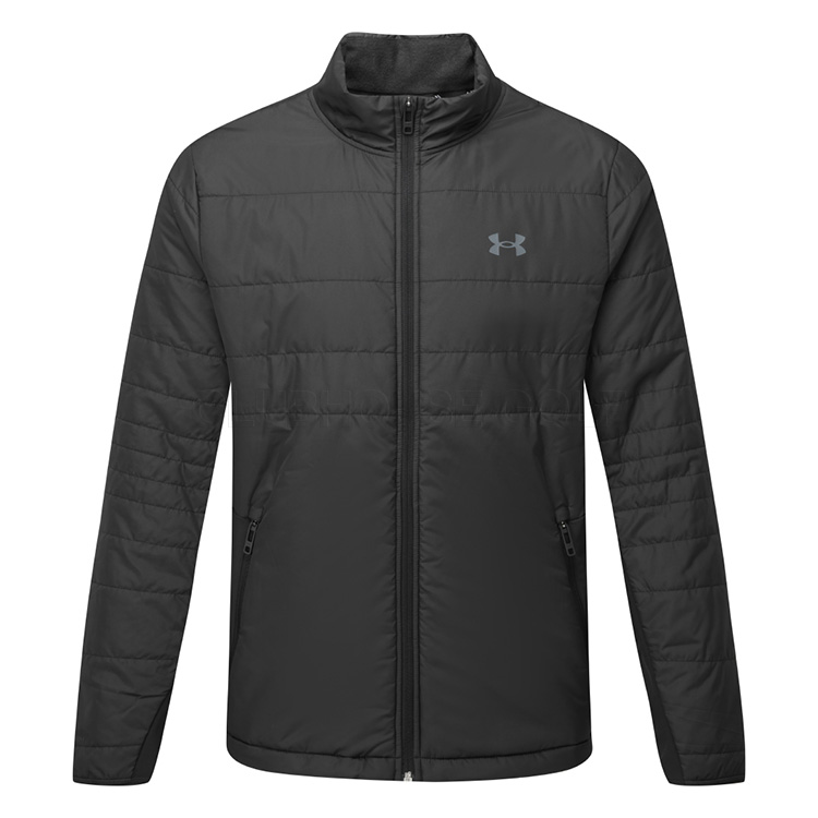 Under Armour Storm Session Golf Wind Jacket Black Pitch Grey