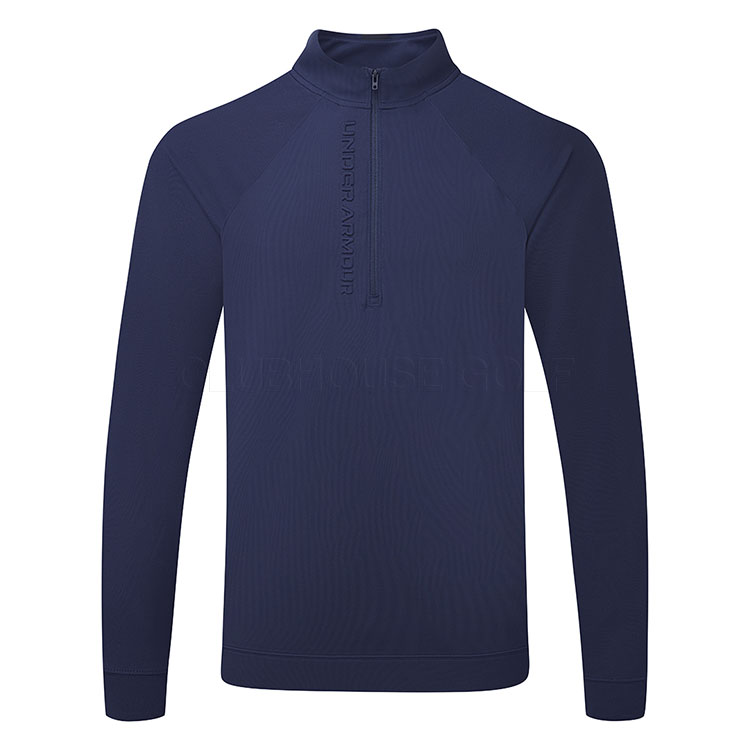 Under Armour Storm HZ 1/2 Zip Golf Sweater Midnight Navy/White 1383143-411