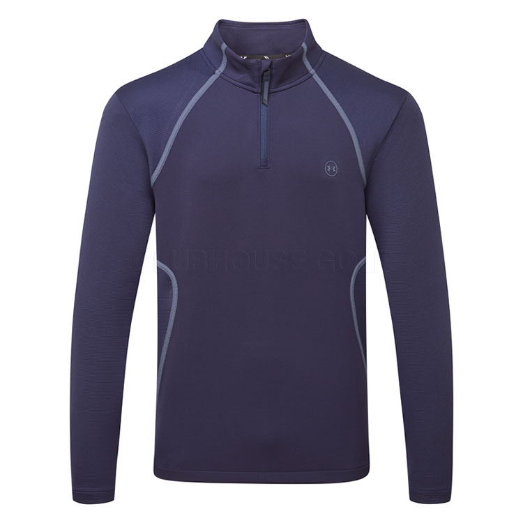 Under Armour Drive 1/4 Zip Golf Sweater Midnight Navy/Downpour Grey 6013943-410