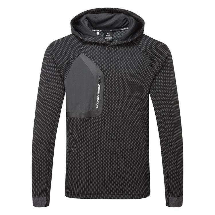 Under Armour Drive Pro Hybrid Golf Hoodie Black/White 6013937-001