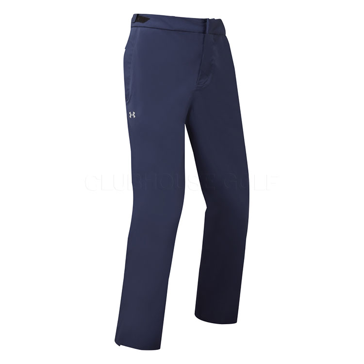 Under Armour Drive Rain Waterproof Golf Pants Navy 1342718-410