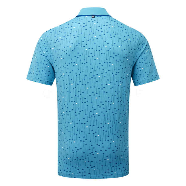 Under Armour Iso-Chill Edge Golf Polo Shirt Glacier Blue/Blue Mirage ...