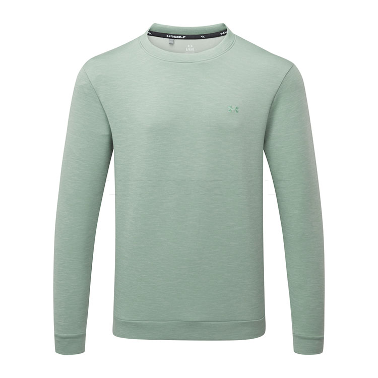 Under Armour Drive Crewneck Golf Sweater Silica Green/Hydro Green 1387122-348