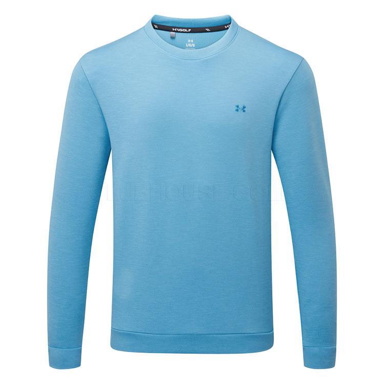Under Armour Drive Crewneck Golf Sweater Ether Blue 1387122-452