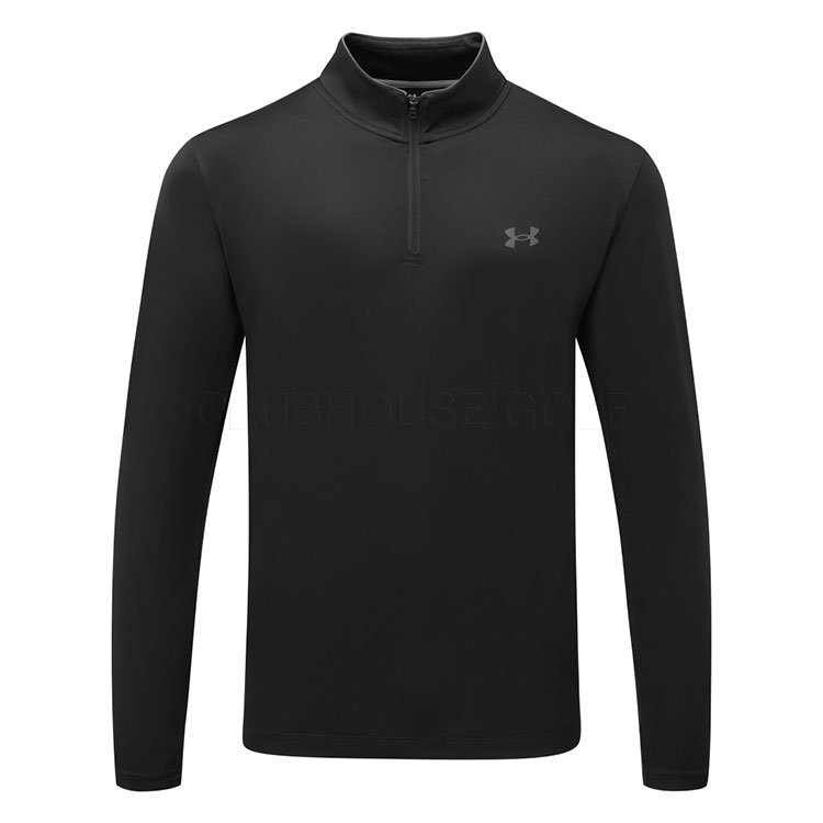 Under Armour Matchplay 1/4 Zip Golf Sweater Black/Pitch Grey 1387127-001