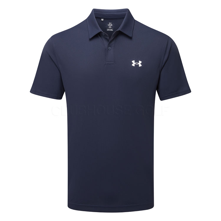 Under Armour T2G Pique Golf Polo Shirt Midnight Navy/White 1390123-410