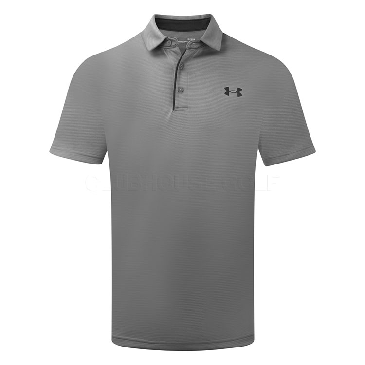 Under Armour Tech Golf Polo Shirt Graphite/Black 1290140-040