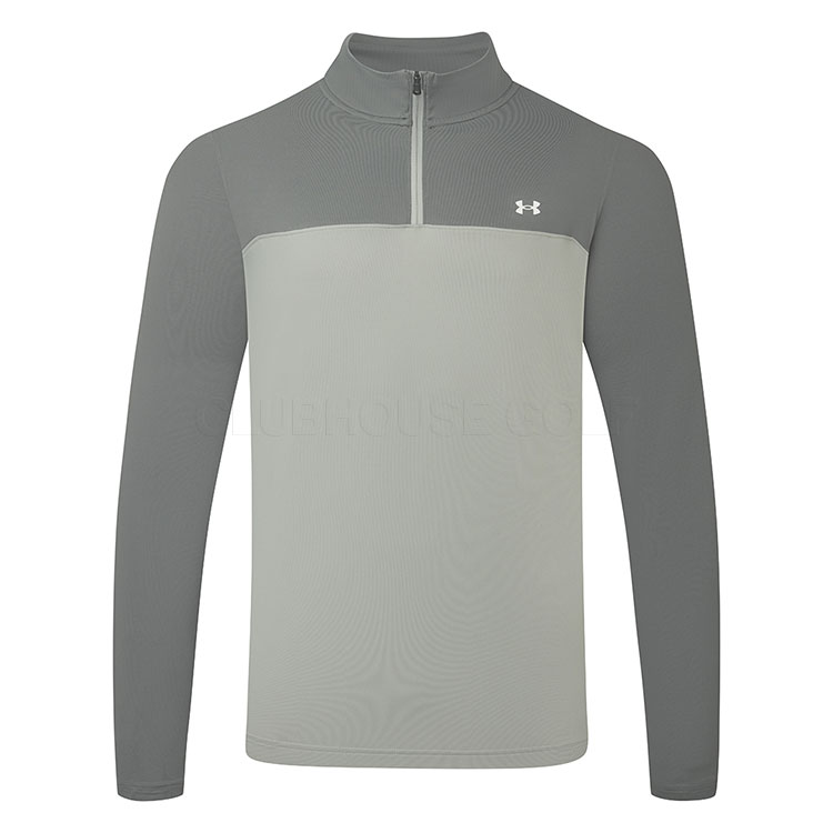 Under Armour T2G 1/4 Zip Golf Sweater Clay Green/Titanium/White 6010129-709