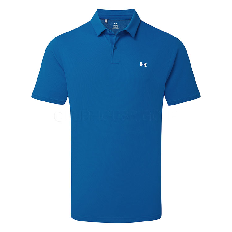 Under Armour T2G Pique Golf Polo Shirt Varsity Blue/White 6012303-426