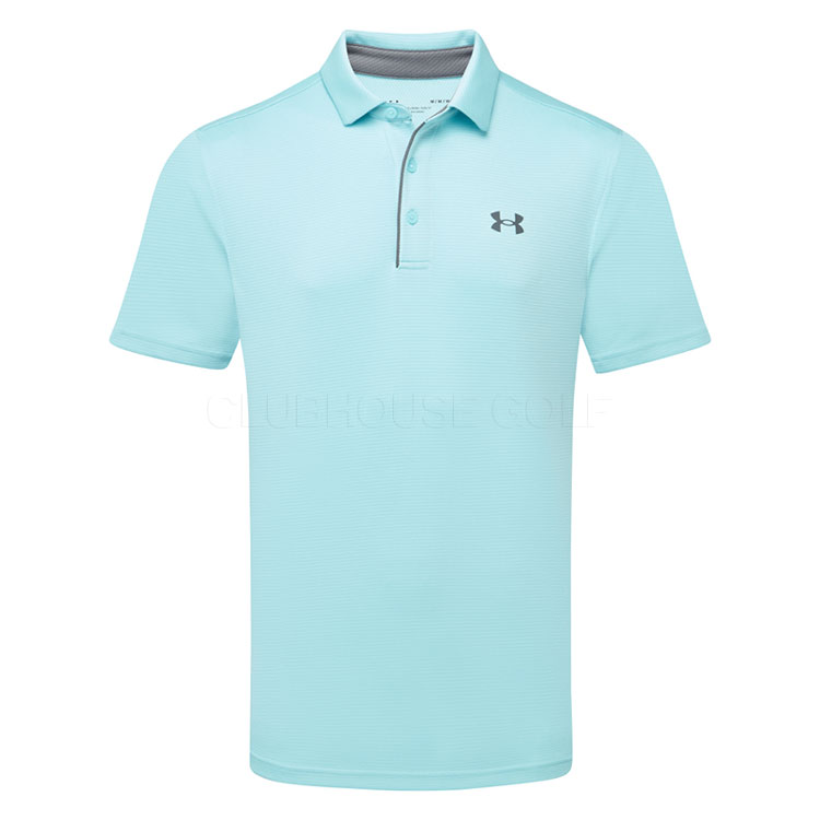 Under Armour Tech Golf Polo Shirt Blue Haze/Pitch Grey 1290140-429