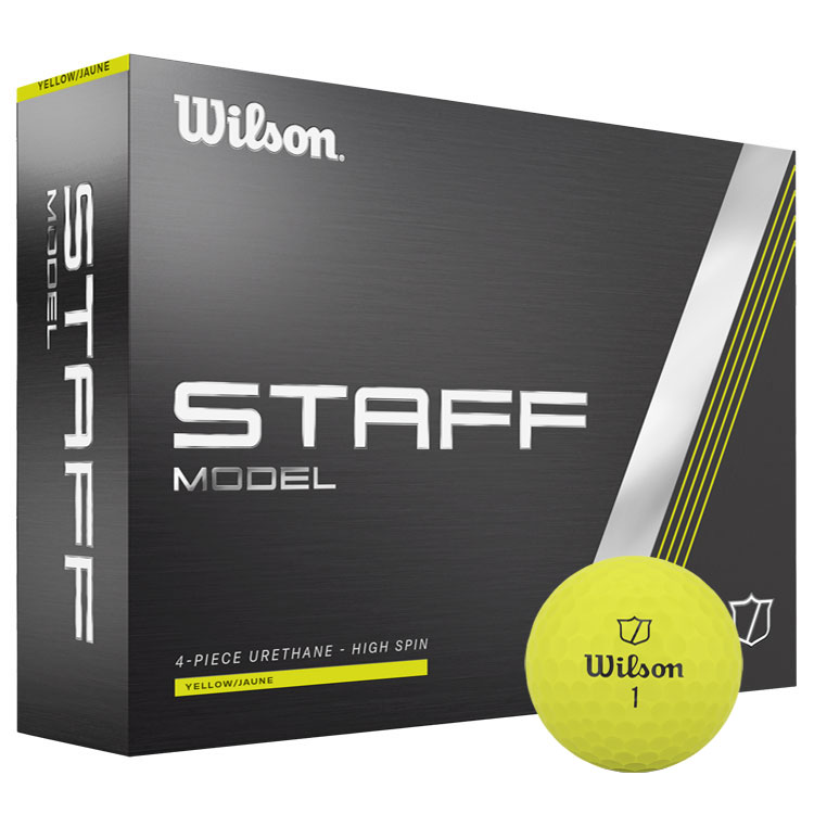 Wilson 2024 Staff Model Golf Balls Yellow – Best UK Price & Deals on BritGolf