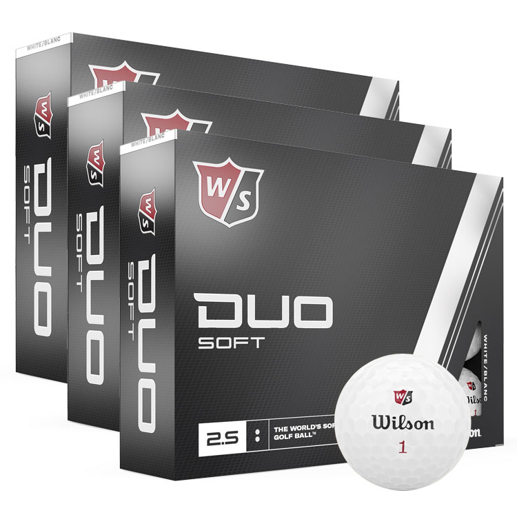 Wilson 2024 Duo Soft Golf Balls (3 For 2) White – Best UK Price & Deals on BritGolf