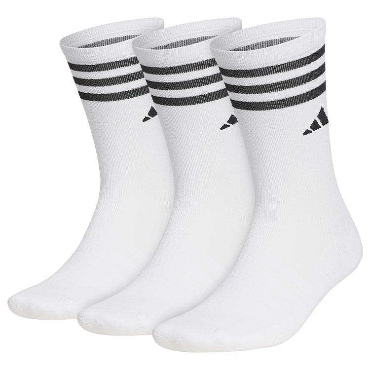 adidas Crew Golf Socks 3 Pack - Clubhouse Golf