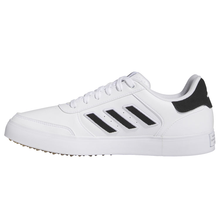 adidas Retrocross 24 Golf Shoes White/Core Black/Gum Four - Clubhouse Golf