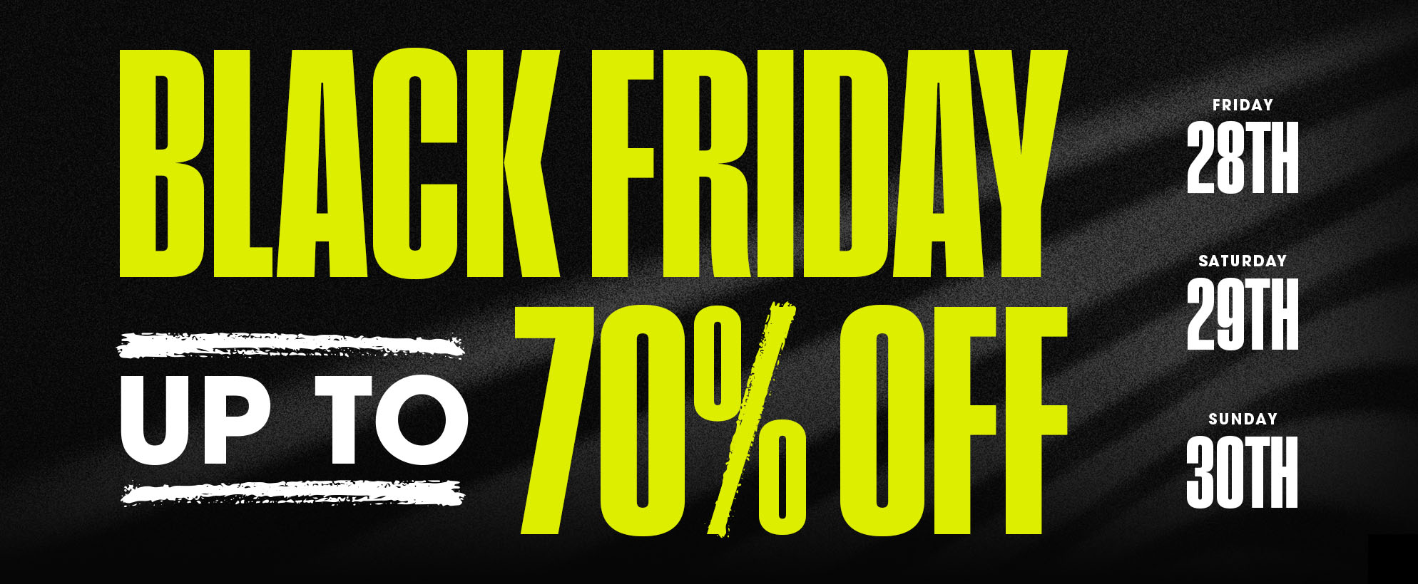 Black Friday - Up To 70% Off