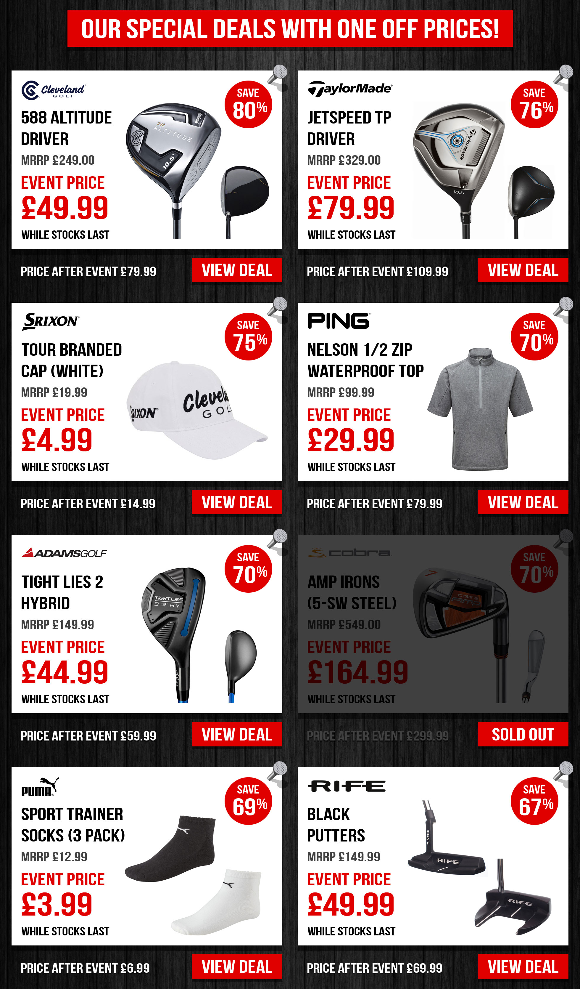 Black Friday Deals For Golf Clubs Black Friday Golf Deals | Best 2023 Sale - Clubs, Clothing, Shoes