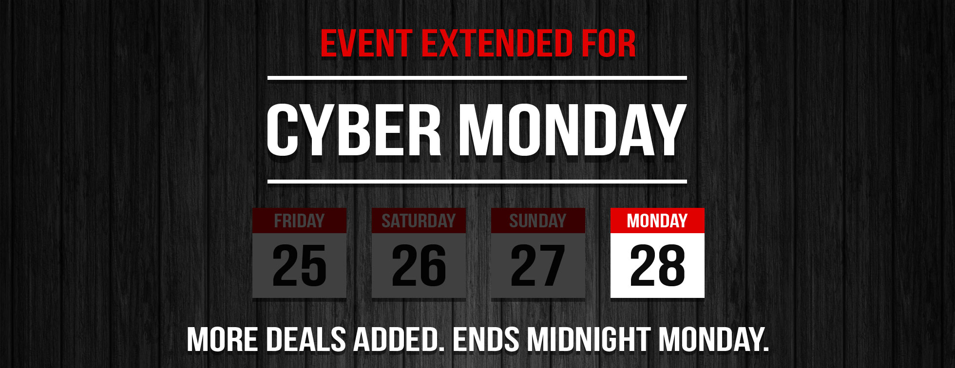 Black Friday Event (Extended)