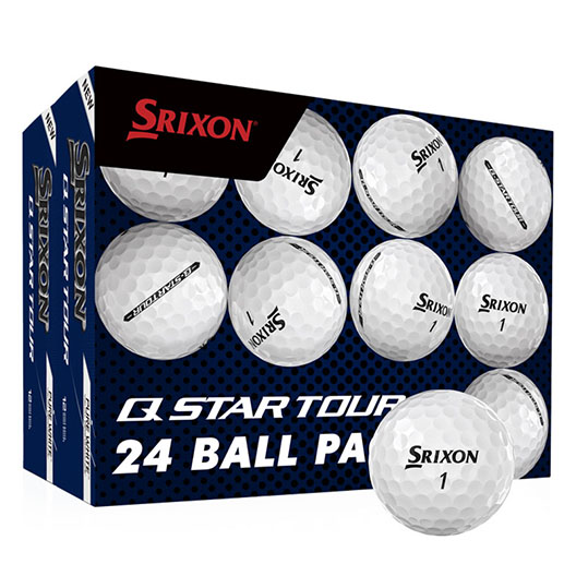 Srixon Q Star Tour Balls (Double Dozen) White