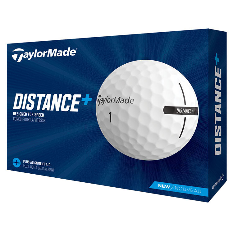 TaylorMade Distance Plus Golf Balls White