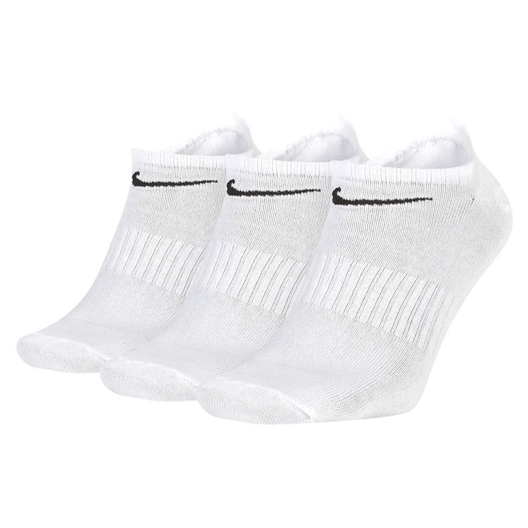 Nike Everyday Lightweight No Show Golf Socks (3 Pack) White SX7678-100
