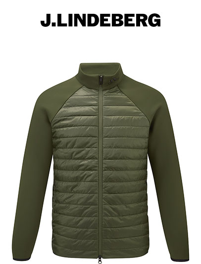 J.Lindeberg Hayden Quilt Hybrid Wind Jackets