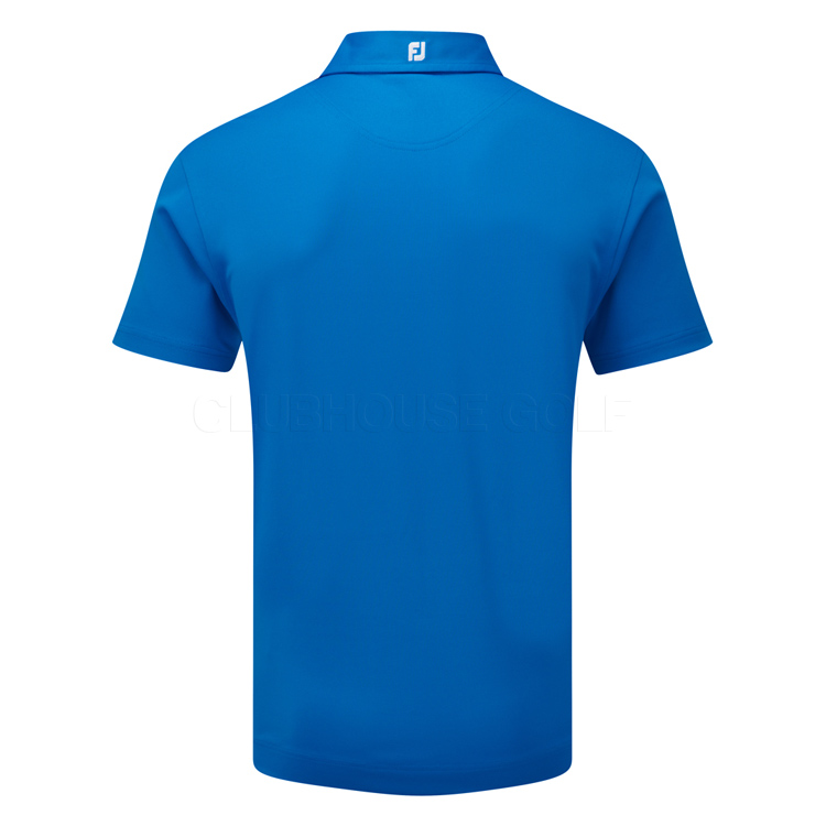 FootJoy Stretch Pique Solid Golf Polo Shirt Cobalt - Clubhouse Golf