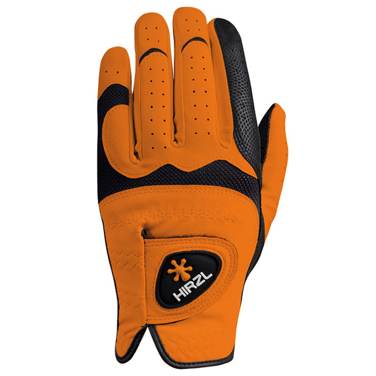 Hirzl Trust Hybrid Plus Golf Glove Orange (Right Handed Golfer)
