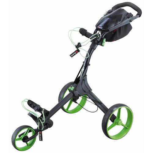 Big Max IQ+ 3 Wheel Golf Trolley Black/Lime