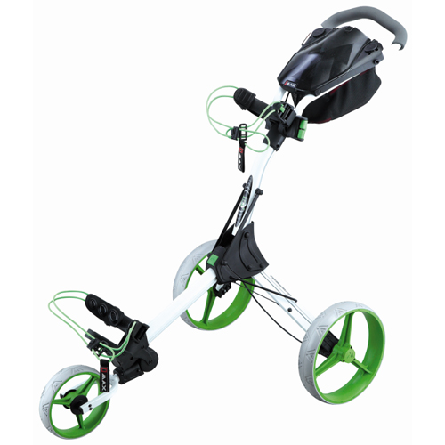 Big Max IQ+ 3 Wheel Golf Trolley White/Lime