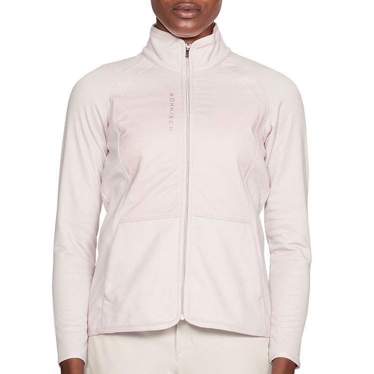 Rohnisch Ladies Ivy Thermal Full Zip Golf Jacket Pink Clouds 110388-S218
