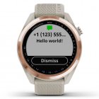 Garmin Approach S42 Golf GPS Watch Sand/Rose Gold