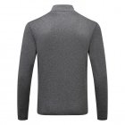 Calvin Klein Harlem Tech 1/4 Zip Golf Sweater Grey Marl