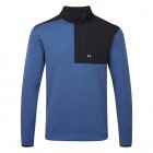 Under Armour Fleece 1/4 Zip Golf Sweater Blue Mirage/White 1373415-471
