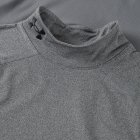 Under Armour ColdGear Armour Mock Fitted Golf Base Layer Charcoal Light Heather/Black 1366066-020