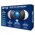 TaylorMade TP5 Personalised Text Golf Balls White