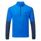 adidas Colour Block 1/4 Zip Golf Sweater Blue Rush/Crew Navy HE5452